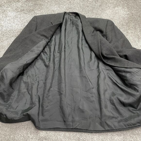 MANI By Giorgio Armani Neiman Marcus Italian Wool Suit Blazer Mens 42R Gray Work - Picture 5 of 16